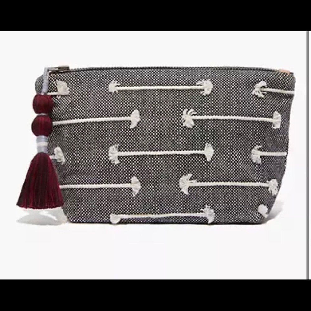 NWT: Handwoven Mercado Mini Cristina Cosmetic Pouch